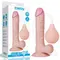 LoveToy Squirt Extreme Dildo Flesh 9'' - Кінчаючий фалос, 23х4.4 см