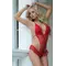 SoftLine Lena - Ніжний боді, M/L (червоний)