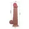Реалістичний фалоімітатор Pretty Love Sliding Skin 9.4", 24 см