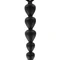 Toy Joy Bottom Beads - анальные шарики, 15х2.5 см (черный)