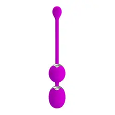 LyBaile Pretty Love Werner Kegel Ball - Вагинальные шарики с вибрацией, 20.5х3.4 см (фиолетовый)