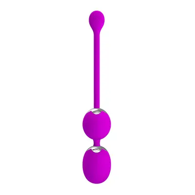 LyBaile Pretty Love Werner Kegel Ball - Вагинальные шарики с вибрацией, 20.5х3.4 см (фиолетовый)