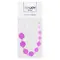 Toy Joy Thai Toy Beads - анальная цепочка на жесткой связке, 25х2.5 см (фиолетовый)