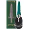 Knight Jenay Flowers & Sword - Вібратор з ніжною вібрацією (зелений)