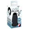 Orion Lust Tunnel Plug M - силиконовый анальный тоннель, 10х5 см (черный)
