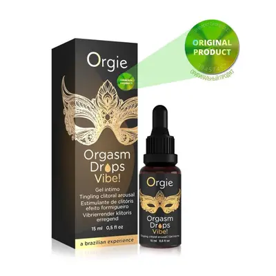 Orgie-Orgasm Drops Vibe-стимулююча сироватка з ефектом вібрації, 15 мл