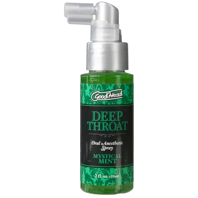 Doc Johnson GoodHead DeepThroat Spray - спрей для глубокого минета, 59 мл (мята)