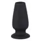 Orion Lust Tunnel Plug M - силиконовый анальный тоннель, 10х5 см (черный)