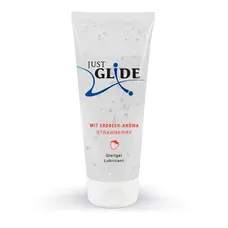 Just Glide Strawberry - Оральный лубрикант со вкусом клубники, 200 мл