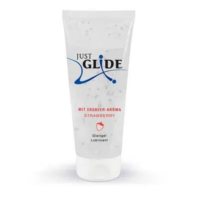Just Glide Strawberry - Оральный лубрикант со вкусом клубники, 200 мл