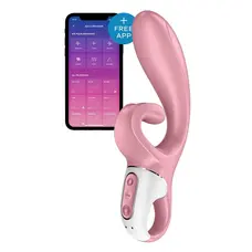 Satisfyer Hug Me - Ніжний вібратор-кролик, 21 см (рожевий)
