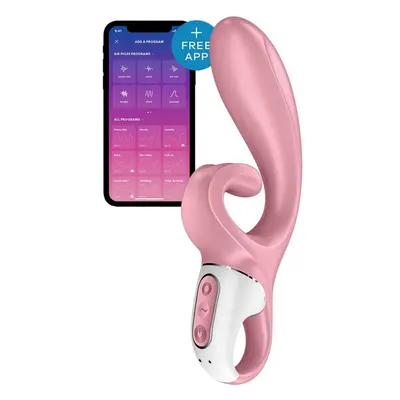 Satisfyer Hug Me - Нежный вибратор-кролик, 21 см (розовый)