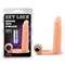 Get Lock Vibration Triple Stimulator Flesh - Насадка на член з вібрацією, 15х3 см (тілесний)