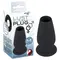 Orion Lust Tunnel Plug M - силиконовый анальный тоннель, 10х5 см (черный)