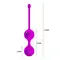 Pretty Love Kegel Tighten Up II Balls Pink - Вагінальні кульки, 16,3 см (фіолетові)
