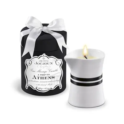 Petits Joujoux Athens - Массажная свеча с ароматом мускуса и пачули, 180 мл