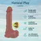 Фаллоимитатор Erospace Natural Play Silicone Dildo D2, 20.6 см