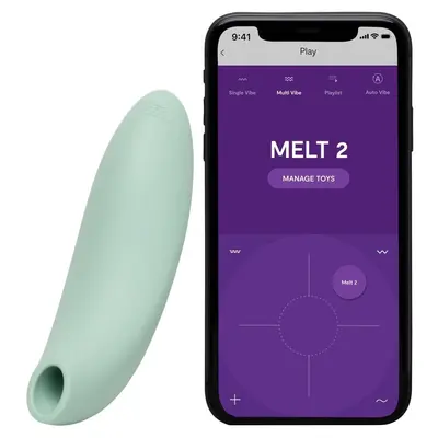 Вакуумний стимулятор клітора зі смарт управлінням We-Vibe Melt 2