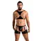 Passion - 047 SET ARON black - Сексуальный мужской комплект, S/M
