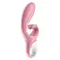 Satisfyer Hug Me - Ніжний вібратор-кролик, 21 см (рожевий)