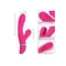 California Exotic Novelties Foreplay Frenzy Pucker - Вибратор-кролик, 20.3 см (розовый)