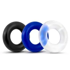 LoveToy - Power Plus Triple Donut Ring Set - Набір ерекційних кілець, 3 шт