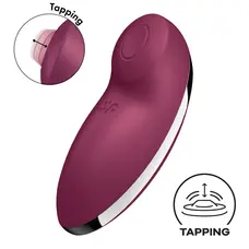 Кліторальний вібратор із пульсацією Satisfyer Tap & Climax 2