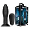LyBaile Mr Play RC Vibrating Butt Plug Black - Анальна пробка з вібрацією, 11х3.3 см (чорний)