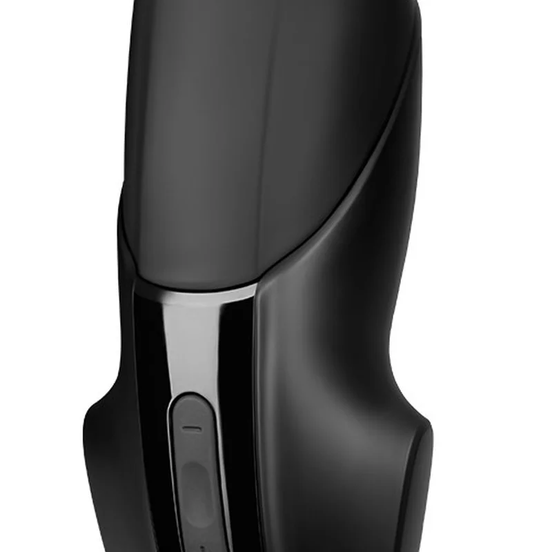 Satisfyer Men Vibration - супер-мастурбатор с вибрацией, 16х8 см (черный)