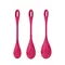 Satisfyer Yoni Power 1 набір йоні намистин, діаметр 2-2,5-3 см, (червоний)