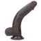 LoveToy - Sliding-Skin Dildo Coffee 9 - Фаллоимитатор, 23х4.2 см