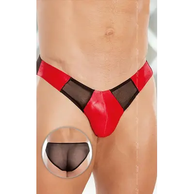 SoftLine - Thong 4466 - Трусы мужские, M/L (красные)