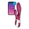Satisfyer Heated Affair - Вибратор кролик, 20х3.5 см (бордовый)