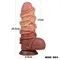 Фаллоимитатор Dual-Layered Silicone Cock With Rope 9.5", 24.5 см