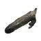 LyBaile Brave Men Vibro Penis Sleeve Black With Bunny - вібронасадка на член зі стимулятором клітора, 16.4х3.7 см (чорний)