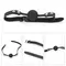 LoveToy Bondage Kit Vibrating - БДСМ набор: маска, кляп, наручники и вибратор для точки G (чёрный)