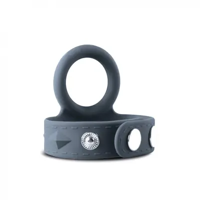 Boners Cock & Ball Strap - Ерекційне кільце, S/M (сірий)