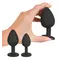 Orion Black Velvets Anal Kit - Набір для анальної стимуляції з 3 пробок та анального душу