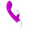 Pretty Love Sheila Rolling Vibrator Purple - Вібратор-кролик з імітацією оральних пестощів, 19.4х3.8 см (фіолетовий)