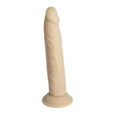 Naked Addiction 9” Dual Density Dildo - гнущийся фаллоимитатор на присоске, 22,8 см (телесный)