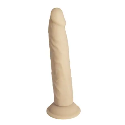 Naked Addiction 9” Dual Density Dildo - гнущийся фаллоимитатор на присоске, 22,8 см (телесный)