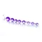 Boss Jelly Anal Beads Purple - анальная цепочка, 26х2.8 см (фиолетовый)
