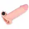 LoveToy Pleasure X-Tender Vibrating Penis Sleeve Flesh Add 2" - Насадка на пеніс, +5 см (тілесний)