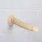 Naked Addiction 9” Dual Density Dildo - фалоімітатор, що гнуться на присосці, 22,8 см (тілесний)
