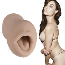 Doc Johnson Sasha Grey Ultraskyn Deep Throat Pocket Pal - мастурбатор ротик, 12 см
