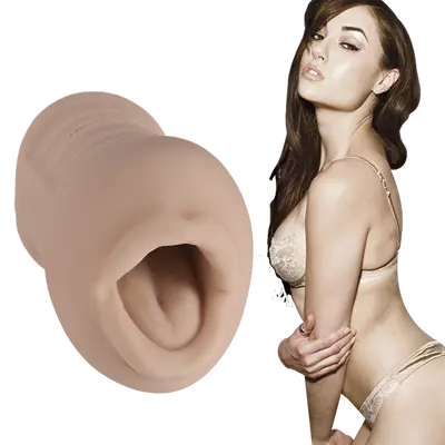 Doc Johnson Sasha Grey Ultraskyn Deep Throat Pocket Pal - мастурбатор ротик, 12 см