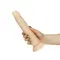 Naked Addiction 9” Dual Density Dildo - фалоімітатор, що гнуться на присосці, 22,8 см (тілесний)