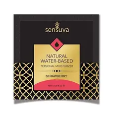 Пробник Sensuva Natural Water-Based Strawberry, 6 мл (полуниця)