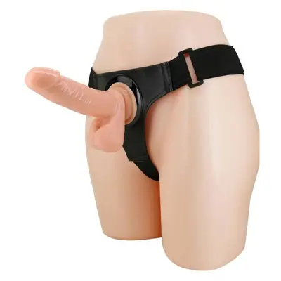 Страпон на ремне Pretty Love Harness Briefs Tom 7.4", 20 см