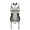Passion - DOMINICA CORSET - Сексуальный корсет с трусиками, S/M (бежевый)